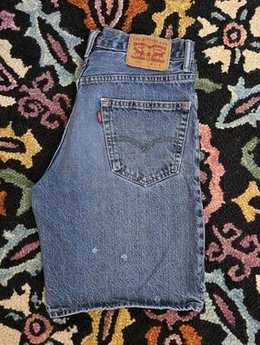 🔥🔥Y2K Levi's 550 Blue Relaxed Fit Men's Jorts🔥🔥 Size 30